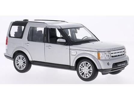 Land Rover Discovery 4 Silver 1:24 Scale Welly Diecast Model