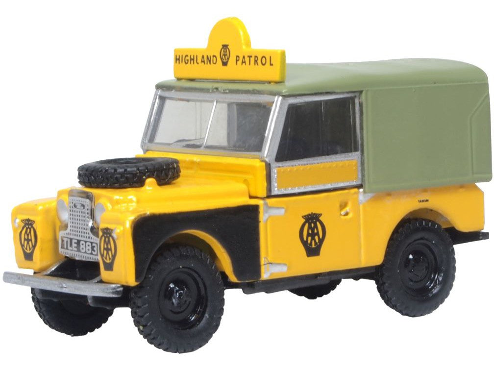 Land Rover Series I 88" Canvas AA Highland Patrol - 1:76 Scale