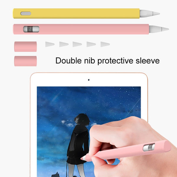 LOVE MEI For Apple Pencil 1 Triangle Shape Stylus Pen Silicone Protective Case Cover, For Apple Pencil 1