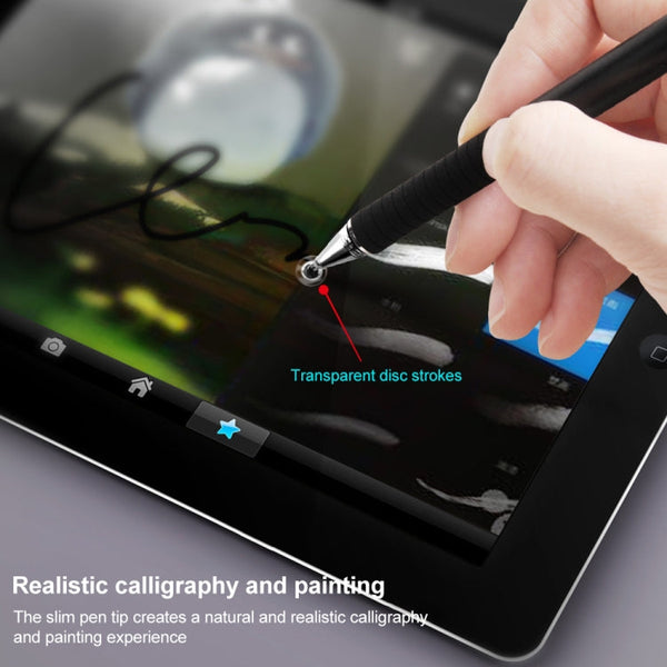 Suction Cup Dual Touch 2-in-1 Metal Capacitive Stylus Pen