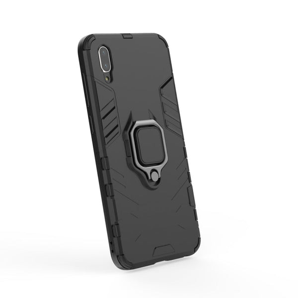 PC + TPU Shockproof Protective Case for Vivo Y97, with Magnetic Ring Holder