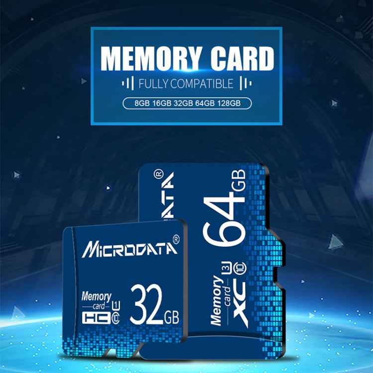 MICRODATA 32GB U1 Blue TF(Micro SD) Memory Card, 32GB