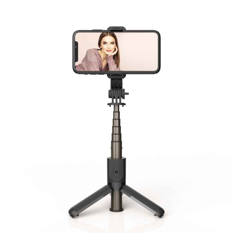 L10 Mini Bluetooth Selfie Stick Tripod Mobile Phone Holder (Black)