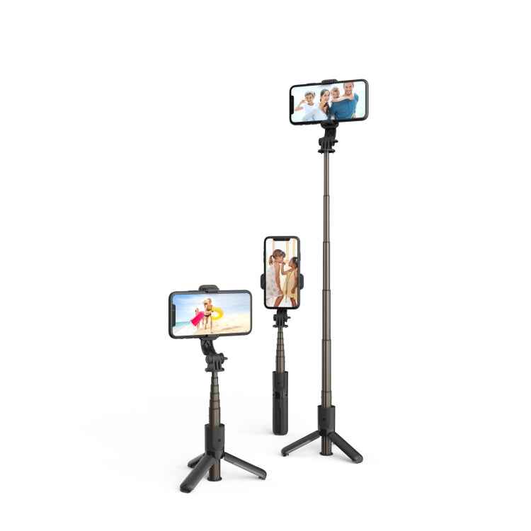 L10 Mini Bluetooth Selfie Stick Tripod Mobile Phone Holder (Black)