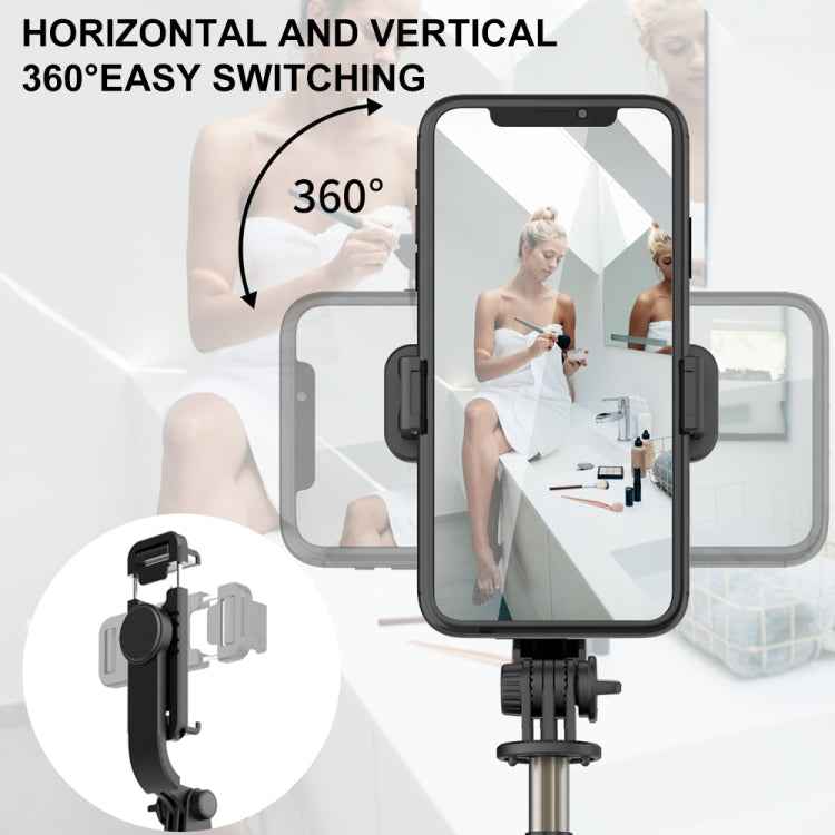 Q03 Bluetooth Remote Control Tripod Selfie Stick Phone Holder (Black)