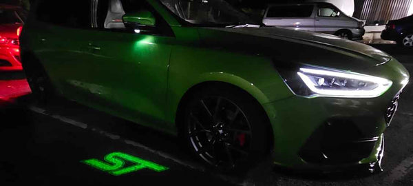 “ST” Emblem Replacement Puddle Unit - MK4 / MK4.5 Focus ST (Multiple Colours)