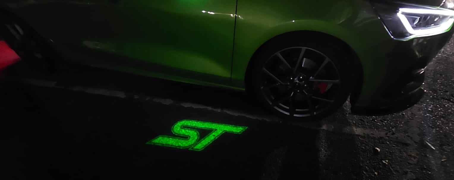 “ST” Emblem Replacement Puddle Unit - MK4 / MK4.5 Focus ST (Multiple Colours)
