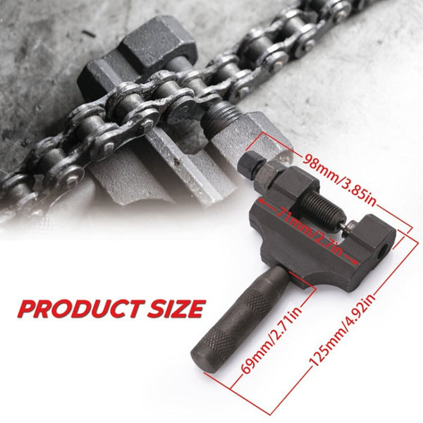 Motorcycle / Bicycle Chain Remover 420-530 Interchangeable Handle Card Type Chain Removal Tool, SC005