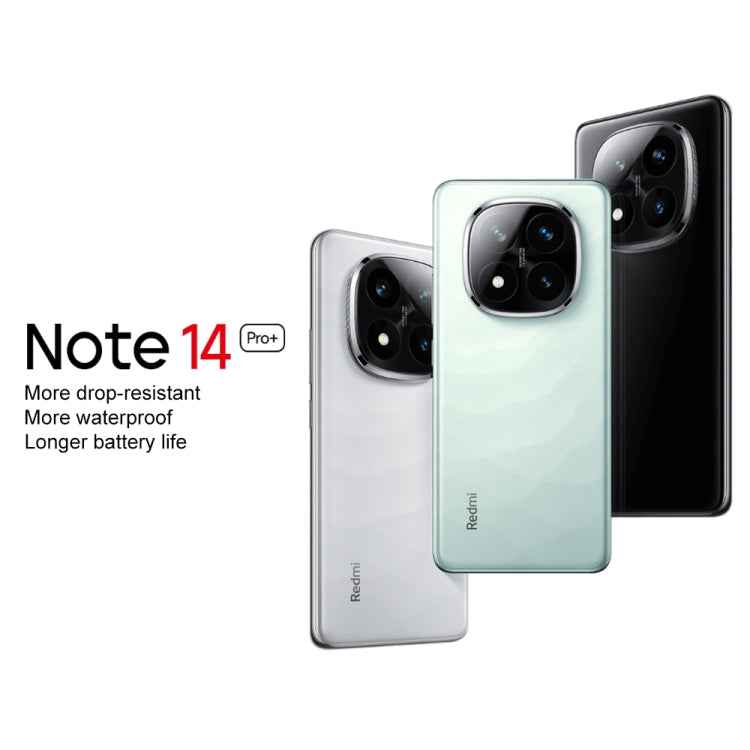 Xiaomi Redmi Note 14 Pro+, 12GB+256GB, 6.67 inch Xiaomi HyperOS Snapdragon 7s Gen 3 Octa Core, NFC, Network: 5G (Green)