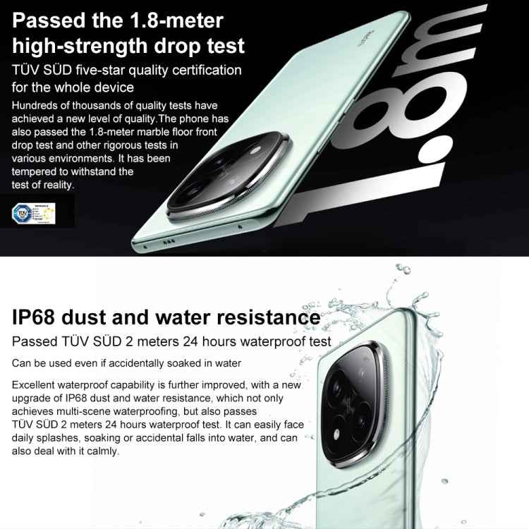 Xiaomi Redmi Note 14 Pro+, 12GB+256GB, 6.67 inch Xiaomi HyperOS Snapdragon 7s Gen 3 Octa Core, NFC, Network: 5G (Green)