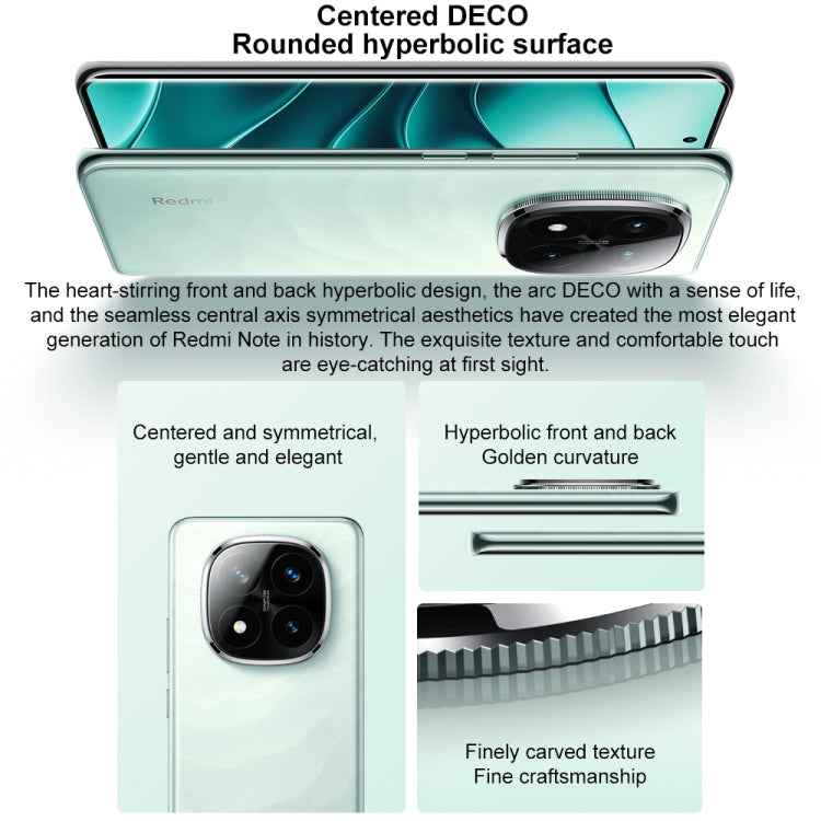 Xiaomi Redmi Note 14 Pro+, 12GB+256GB, 6.67 inch Xiaomi HyperOS Snapdragon 7s Gen 3 Octa Core, NFC, Network: 5G (Green)