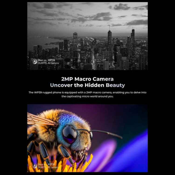 Oukitel WP39 5G Rugged Phone, 6GB+256GB, , Fingerprint Identification, 6.6 inch MediaTek Dimensity 6100+ Octa Core, NFC, OTG, Network: 5G (Green)