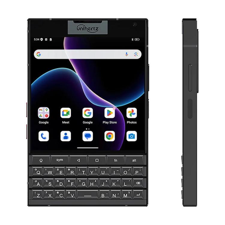 Unihertz Titan 2 QWERTY Physical Keyboard Phone, 12GB+512GB, Fingerprint, 4.5 inch + 2 inch Android 15 Dimensity 7300 5G Octa-Core, Network: 5G, NFC, OTG