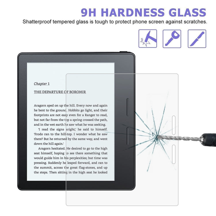 9H 2.5D Explosion-proof Tempered Glass Film for Amazon Kindle Oasis 2019