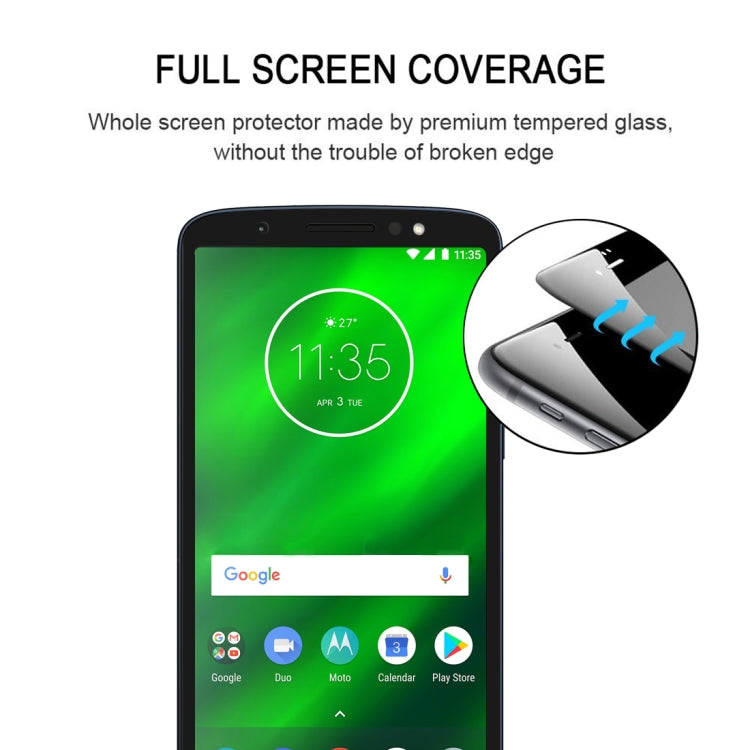 Full Glue Full Cover Screen Protector Tempered Glass film for Motorola Moto E5