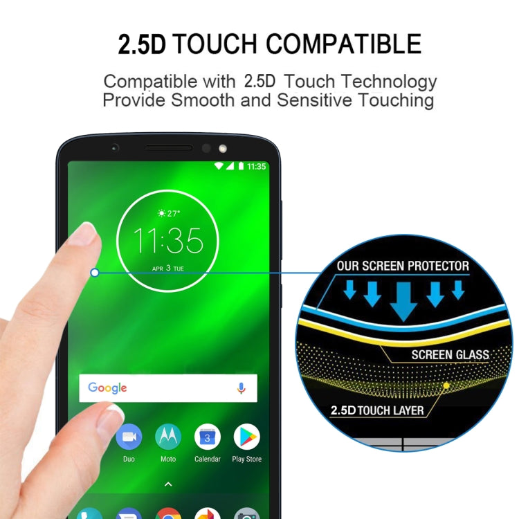 Full Glue Full Cover Screen Protector Tempered Glass film for Motorola Moto E5