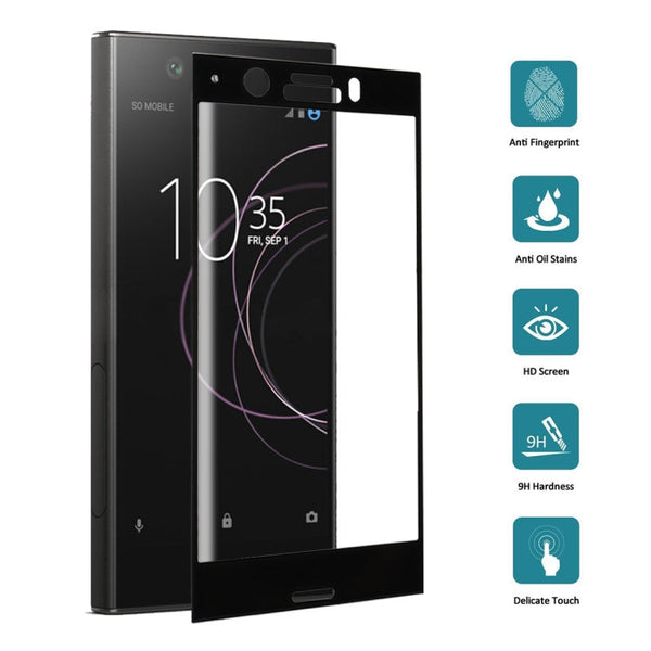 For Sony Xperia XZ1 Compact 0.26mm 9H Surface Hardness 3D Full Screen Tempered Glass Screen Protector