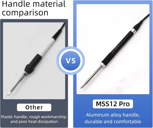Sequre MSS12 Pro Soldering Iron Kit (4x tips B2, K, ILS and BC2)