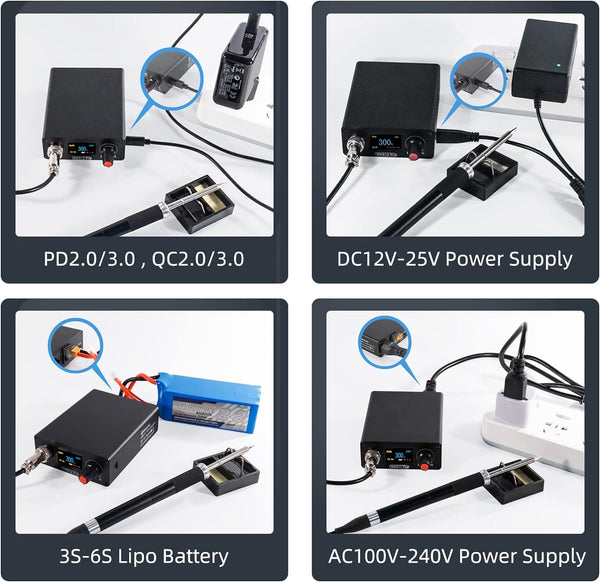 Sequre MSS12 Pro Soldering Iron Kit (4x tips B2, K, ILS and BC2)