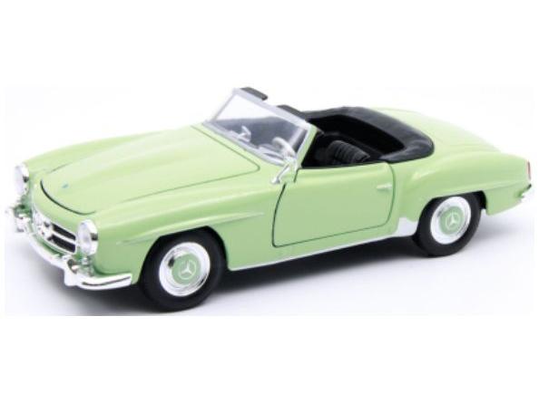 Mercedes-Benz 190 SL (W121) 1955 Light Green/Black 1:24 Scale Welly Diecast Model
