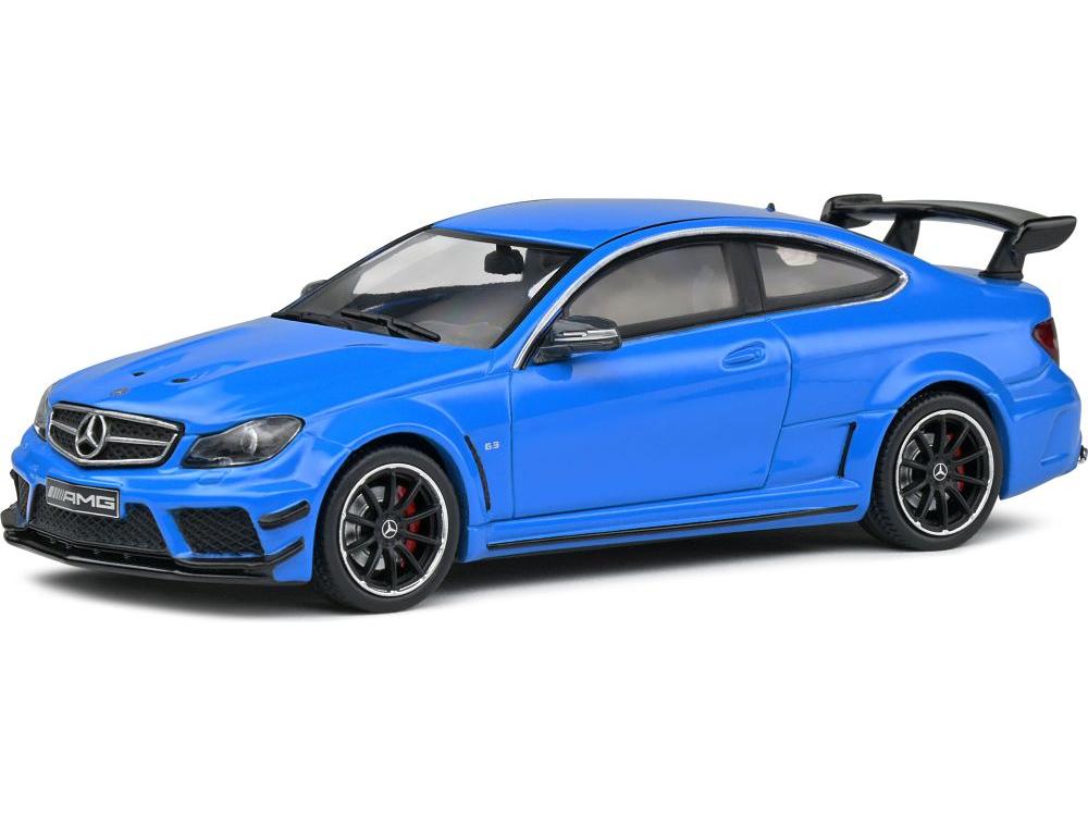 Mercedes-Benz C63 AMG Black Series 2012 Blue 1:43 Scale Solido Diecast Model