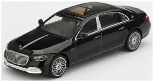 Mercedes-Maybach S 680 Black (RHD) 1:64 Scale MINI GT Diecast Model