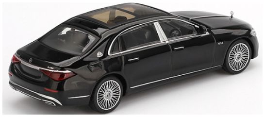 Mercedes-Maybach S 680 Black (RHD) 1:64 Scale MINI GT Diecast Model