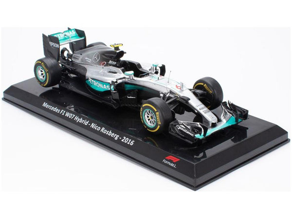 Mercedes W07 Hybrid Nico Rosberg F1 2016 1:24 Scale Diecast Model