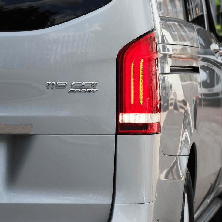 For Mercedes Vito LED Rear Lights With Red Lenses