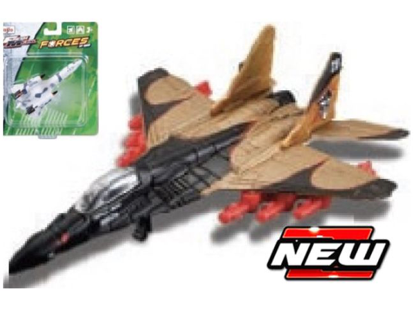 MiG-29 Fulcrum Black/Brown/Red - 1:100 Scale Model Plane