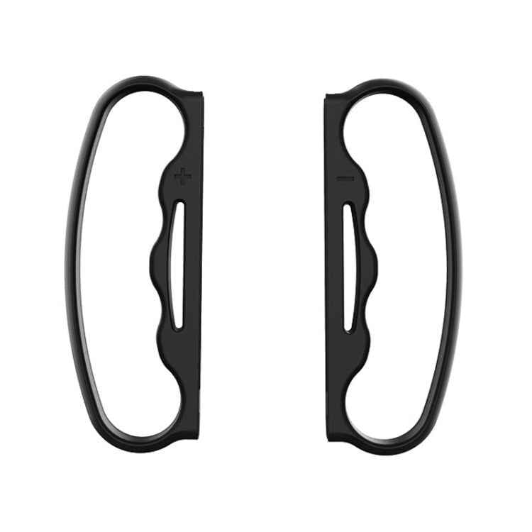 iPlay Small Handle Boxing Grip Gamepad Grip with Strap for Switch Joy-Con, Black, Red