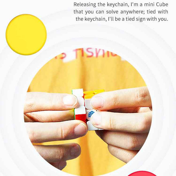 GAN330 Cube Keychain Puzzle Profissional Cube Educational Toy, Size:3x3x3cm
