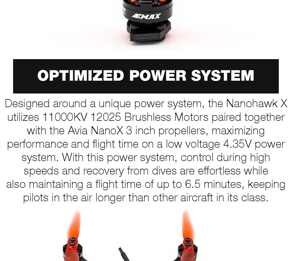 Emax Nanohawk X  - 3 inch Ultralight FPV Drone