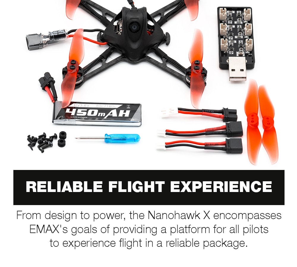Emax Nanohawk X  - 3 inch Ultralight FPV Drone