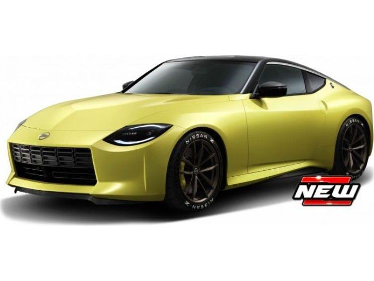 Nissan 400Z 2022 Yellow Black 1:24 Scale Maisto Diecast Model