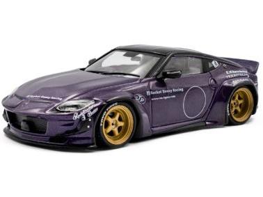 Nissan 400Z Rocket Bunny 2022 Purple 1:43 Scale Solido Diecast Model