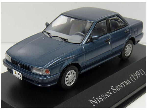 Nissan Sentra Met. Grey (Ral 7011) 1991 (Argentina Spec.) 1:43 Scale Diecast Model