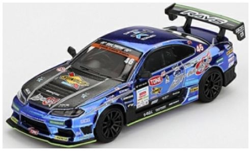 Nissan Silvia (S15) D-MAX #46 2023 GP D1 (RHD) Japan Exclusive (Blister Packaging) 1:64 Scale MINI GT Diecast Model