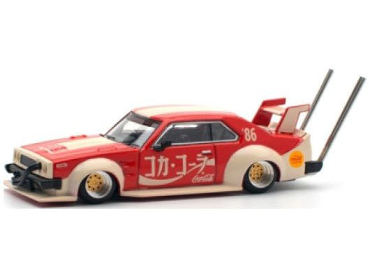 Nissan Skyline C210 Kaido Racer (Bosozoku Style) Coca Cola JP 1:64 Scale Pop Race Model
