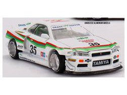 Nissan Skyline GT-R R34 Tamiya X Kaidohouse The Grasshopper V1 1:64 Scale MINI GT Diecast Model