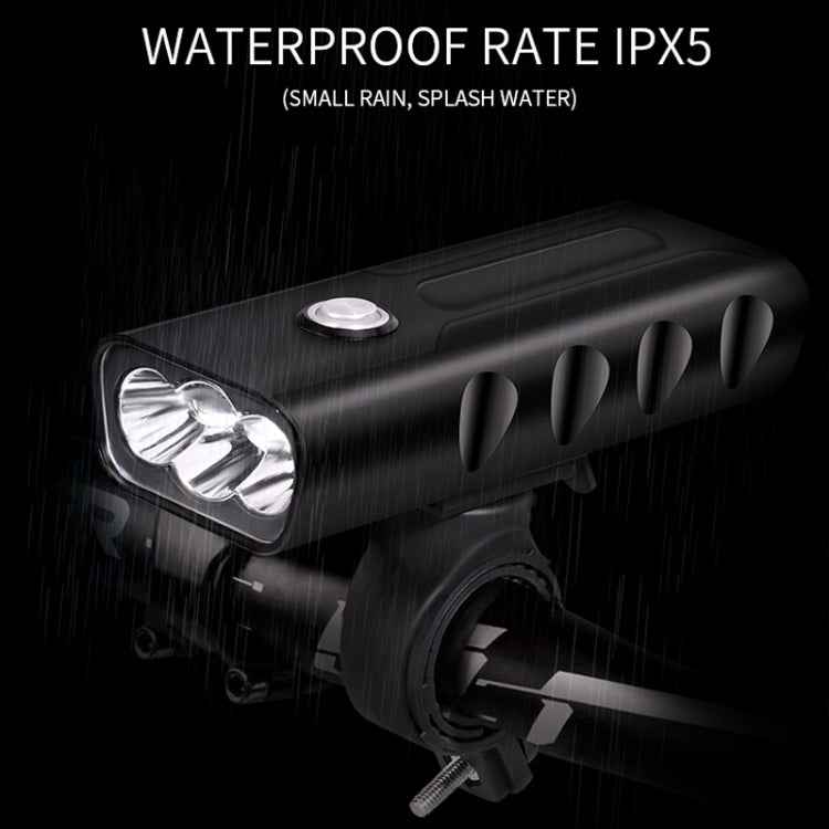 BX3 USB Charging Bicycle Light Front Handlebar Led Light (10 Hours, T6+A02 Lamp)