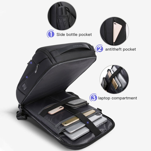 Bange BG-2517 Men Business Backpack with USB Port, Size: 48 x 31 x 16cm