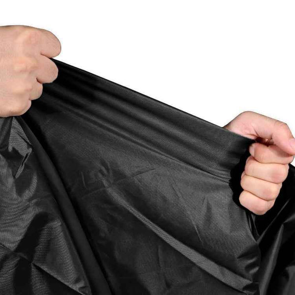 Outdoor Camping BBQ Grill Waterproof Cover, Size: 124x65x101cm (Black)