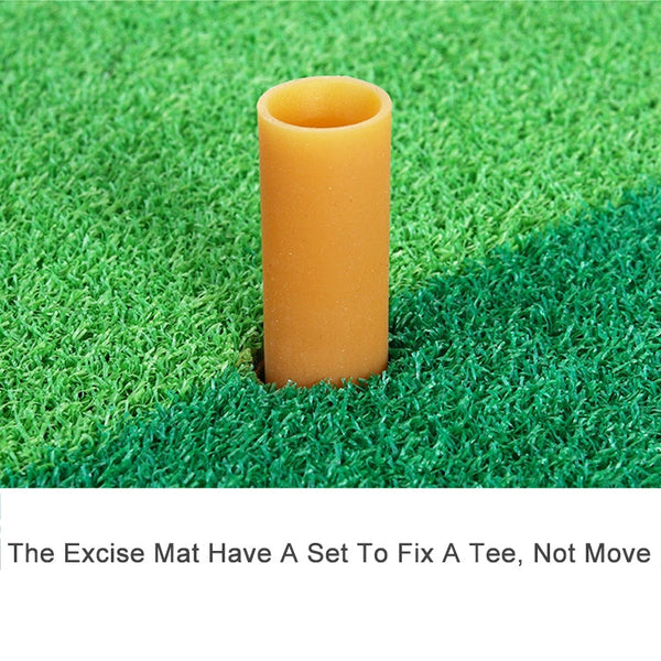 Indoor Golf Practice Mat EVA Materials Golf Exercise Mat with TEE Regular Edition, Size: 50*80cm
