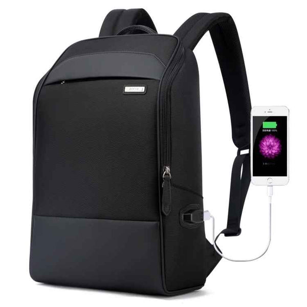 Bopai 751-006881 Business Anti-theft Waterproof Large Capacity Double Shoulder Bag,with USB Charging Port, Size: 30x14x44cm, 751-006881