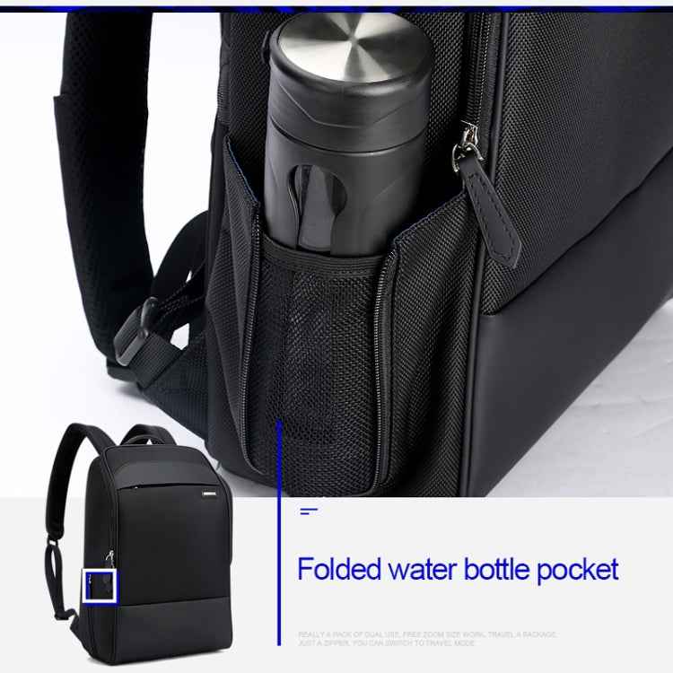 Bopai 751-006881 Business Anti-theft Waterproof Large Capacity Double Shoulder Bag,with USB Charging Port, Size: 30x14x44cm, 751-006881