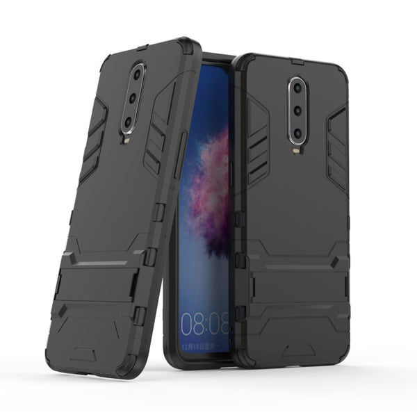 Shockproof PC + TPU  Case for OPPO R17 Pro, with Holder