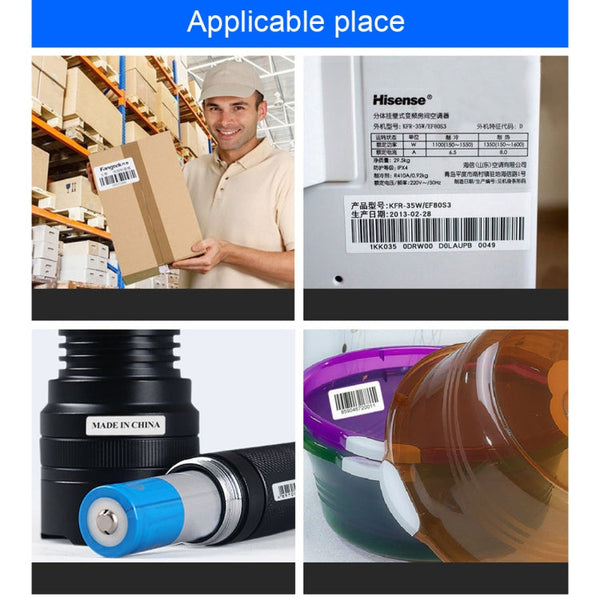 Thermal Label Printer Paper Sticker, Size: 57*40mm