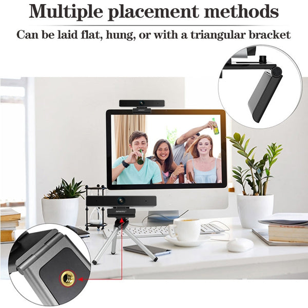 aoni C90 1080P HD Business Smart Computer Camera with Microphone, C90
