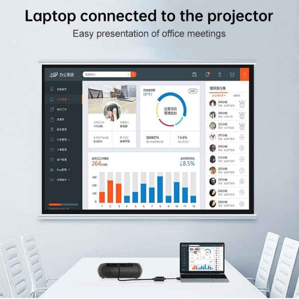 Onten 5138HV 1080P VGA to HDMI + VGA Adapter with Audio